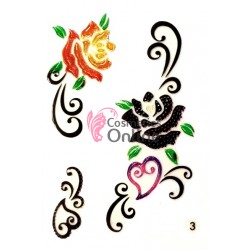 Stickere 3D pentru corp sau telefon Mood Design Cod 003